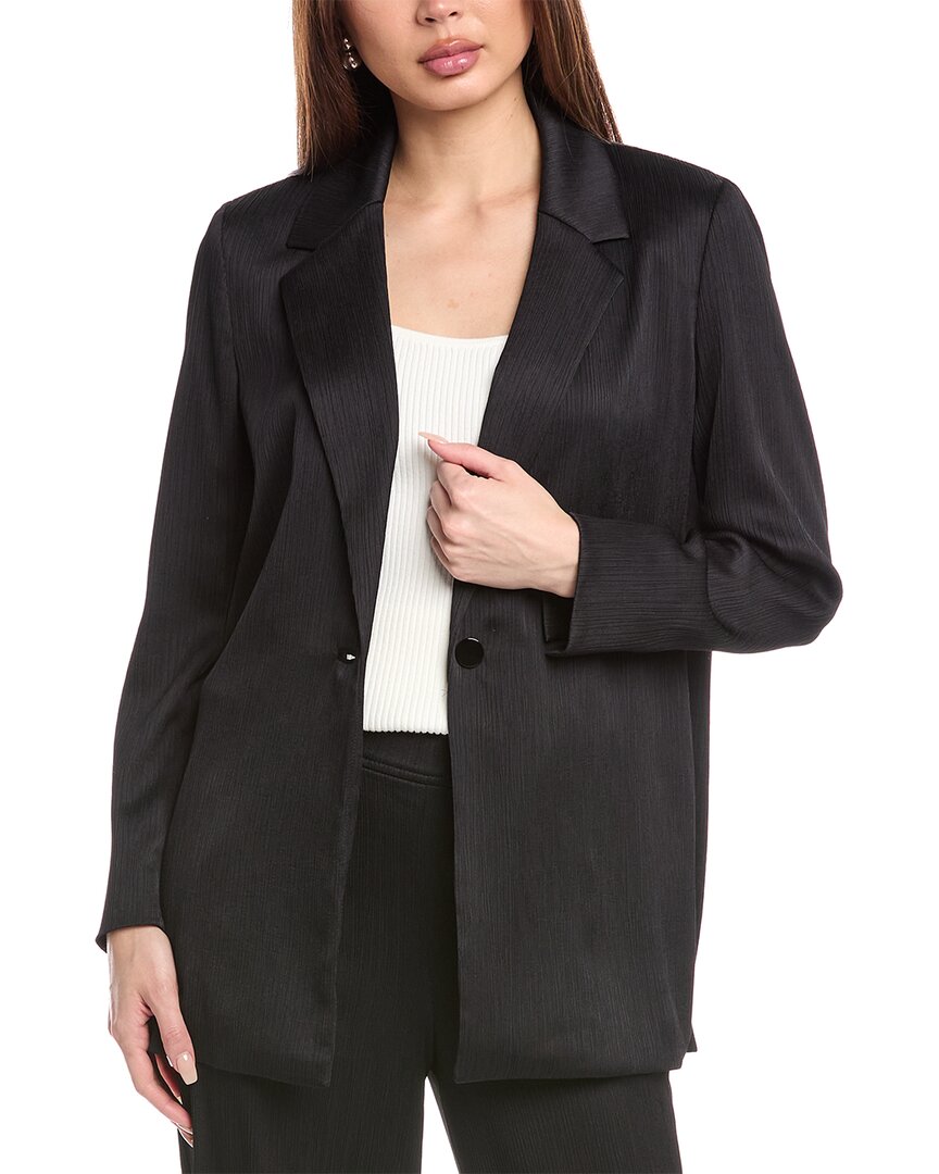 Anne Klein Notch Collar Jacket In Black