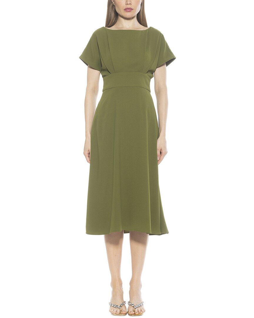 Alexia Admor Lottie Fit & Flare Dress In Green