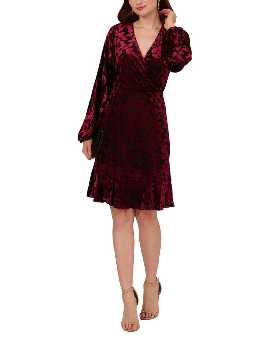 ADRIANNA PAPELL ADRIANNA PAPELL SOFT SKIRT MINI DRESS