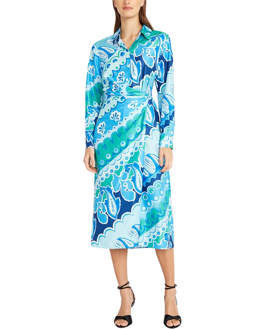 Donna Morgan Long Sleeve Midi Shirtdress