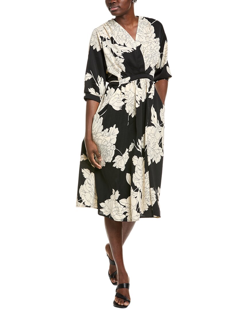 IPPONELLI IPPONELLI TIE-WAIST MIDI DRESS