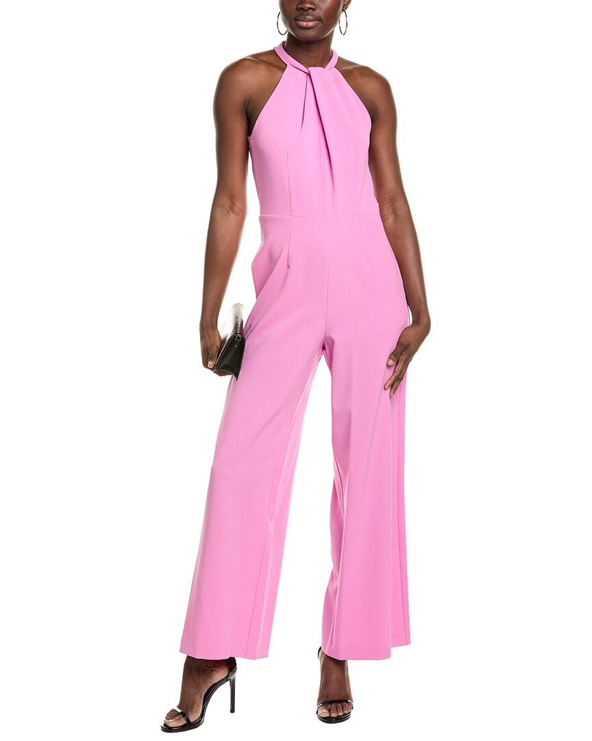 Julia Jordan Twist-front Halter Jumpsuit