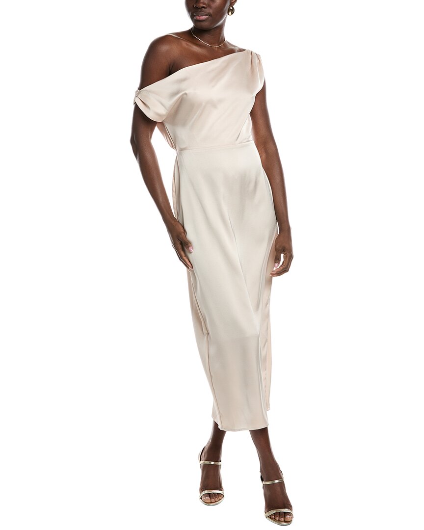 SAM EDELMAN SAM EDELMAN SATIN SLIM COLUMN DRESS