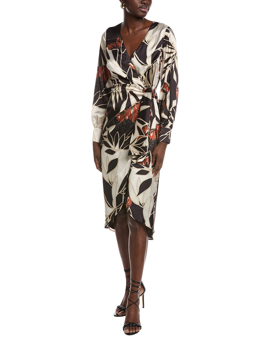 Sam Edelman Floral Wrap In Black