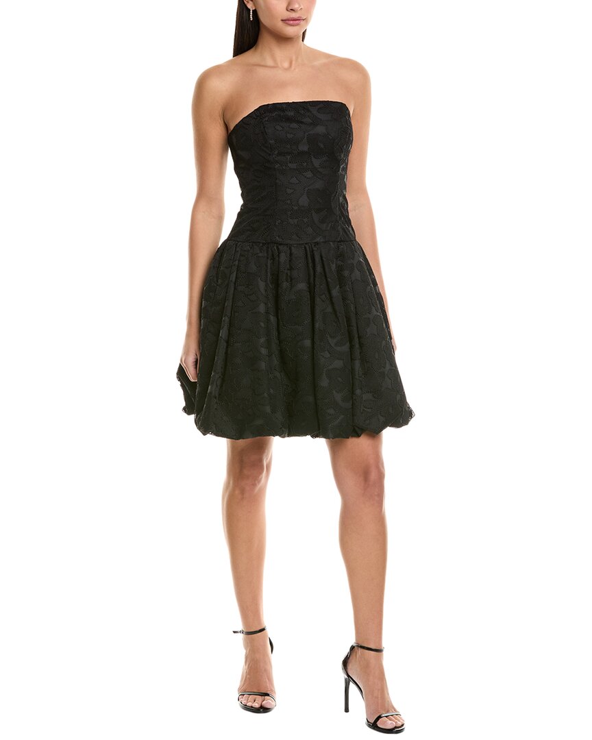 Shoshanna Amica Mini Dress In Black