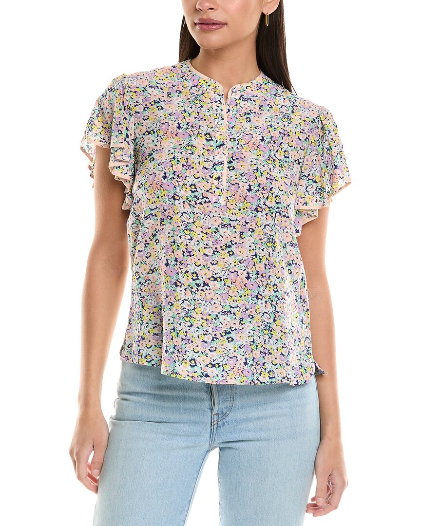 Shoshanna Tavi Top In Pink