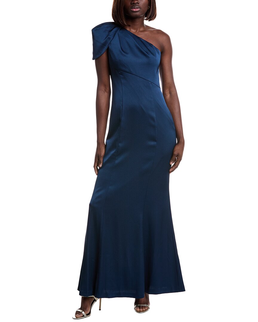 Aidan Mattox Aiden Mattox Midi Dress In Blue