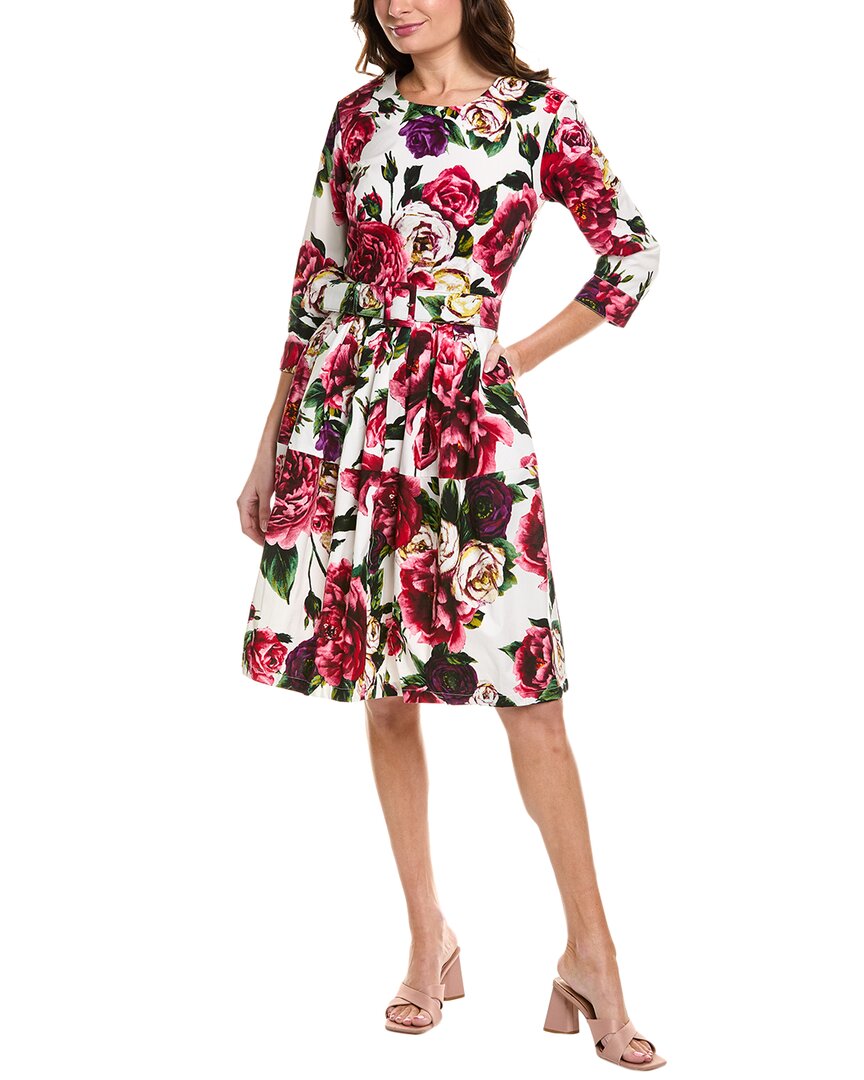 Samantha Sung Aster Midi Dress In White