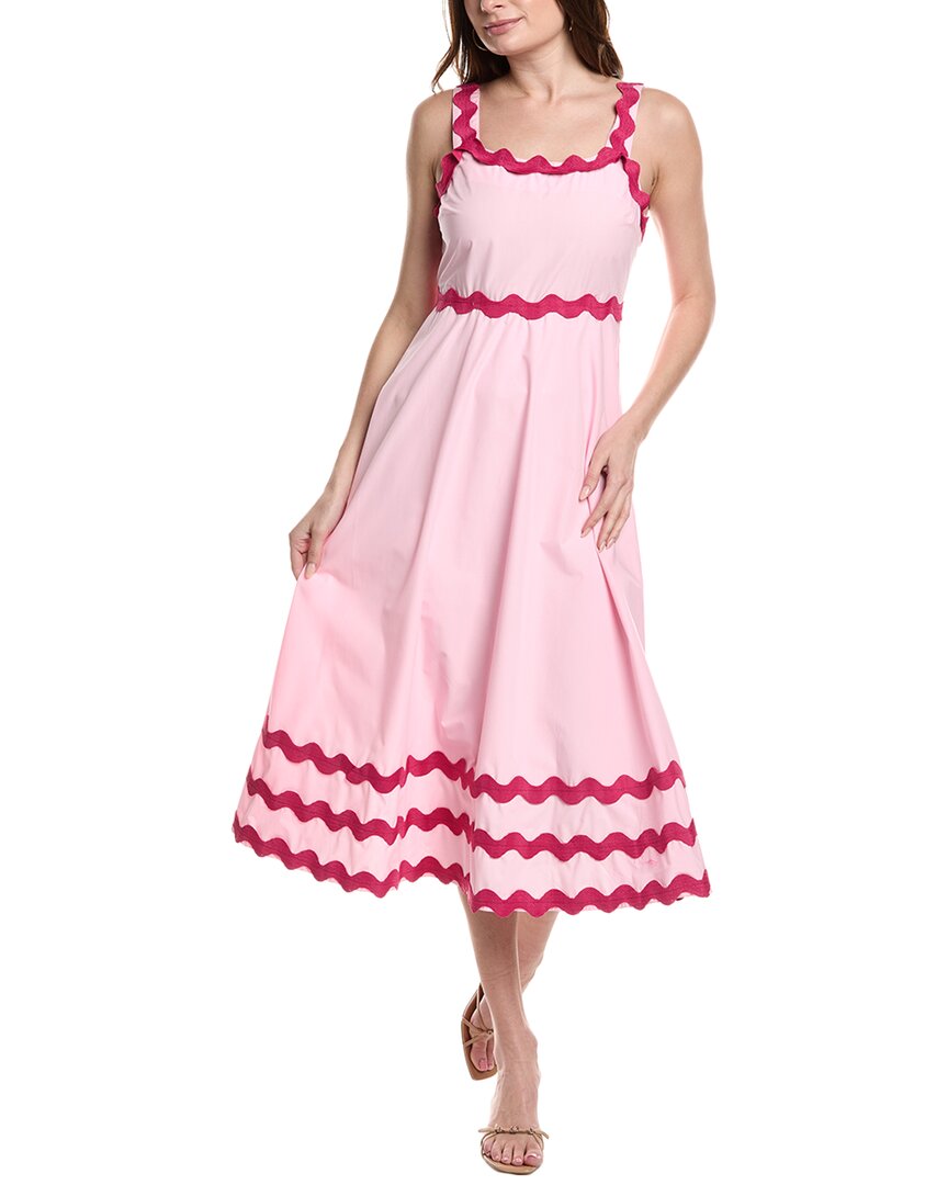 Maison Maar Midi Dress In Pink