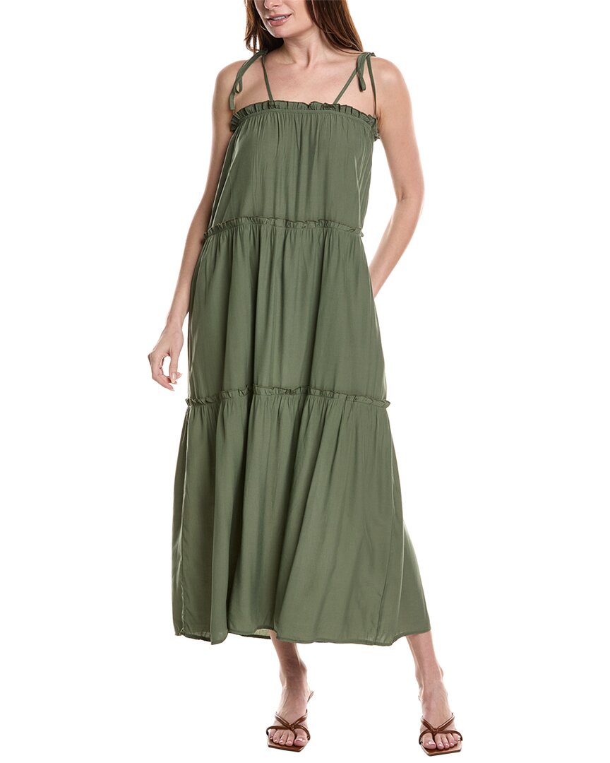 MAISON MAAR MAISON MAAR TIERED MIDI DRESS