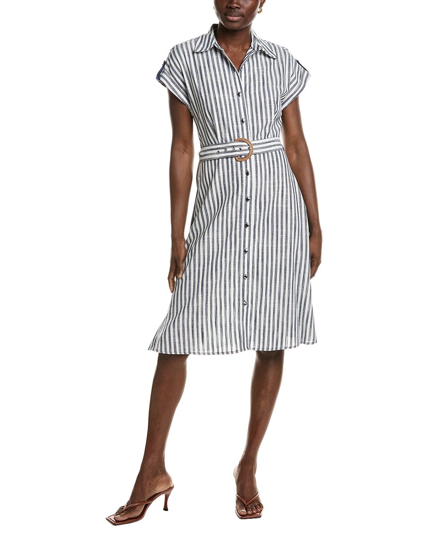 Nanette Lepore Nanette Striped Midi Dress