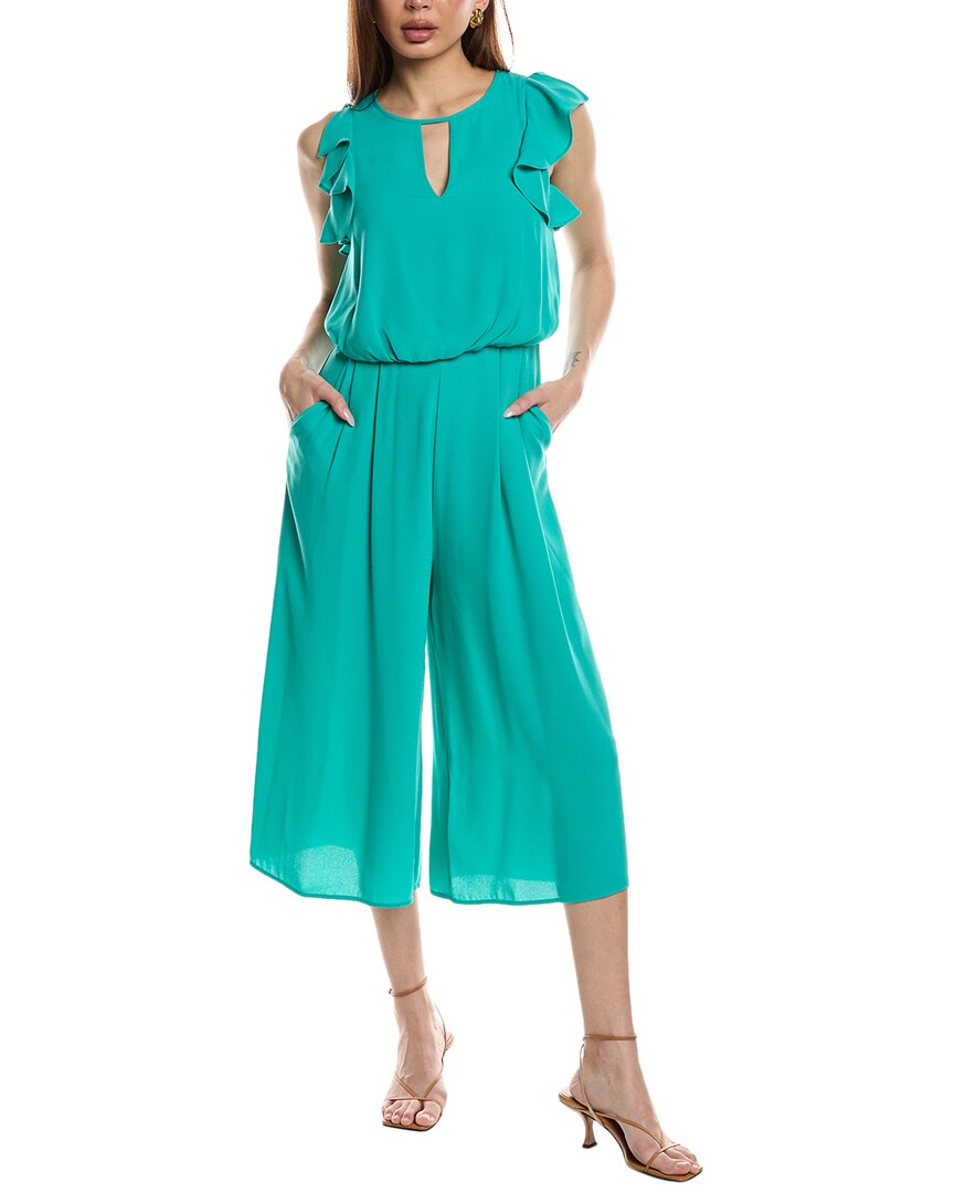 Shop Eliza J Jumpsuit In Green