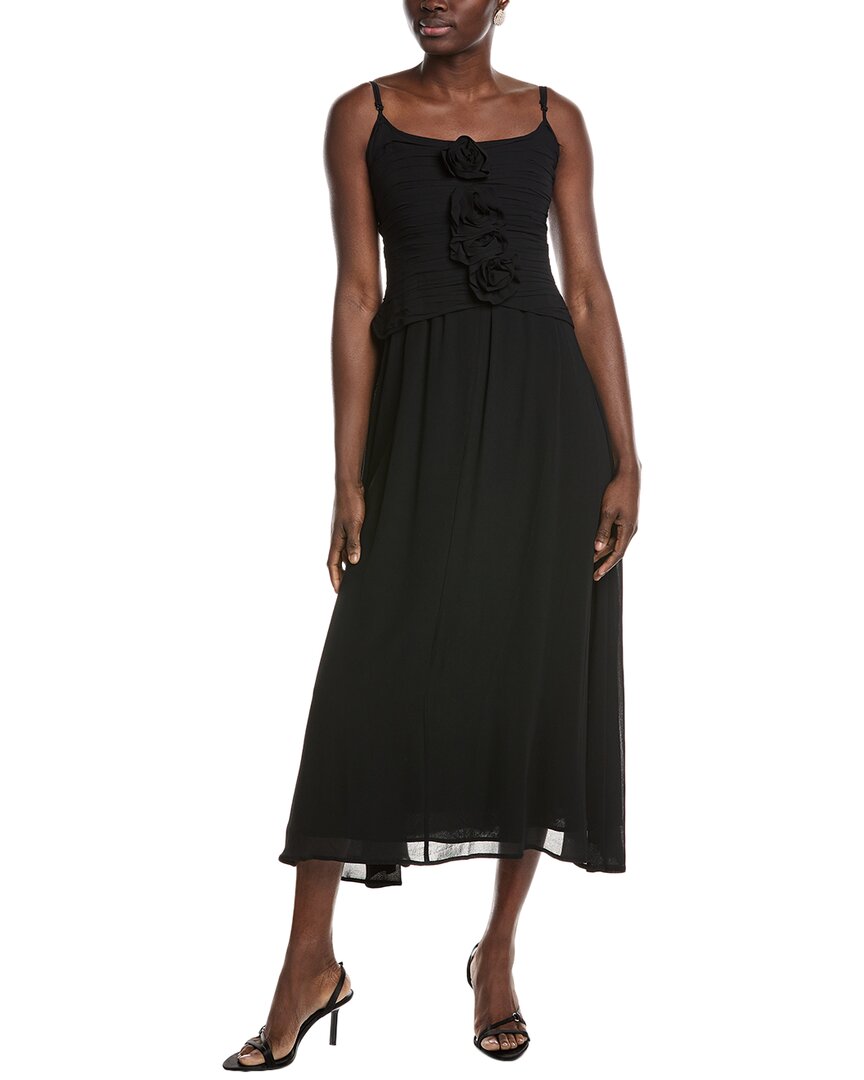Opt O. P.t Corinne Midi Dress In Black