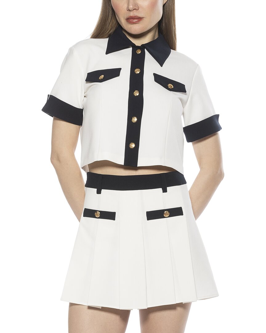 Alexia Admor Emery Collared Button-up Shirt