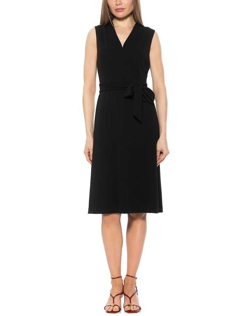Alexia Admor Dane Tie Waist Midi Dress