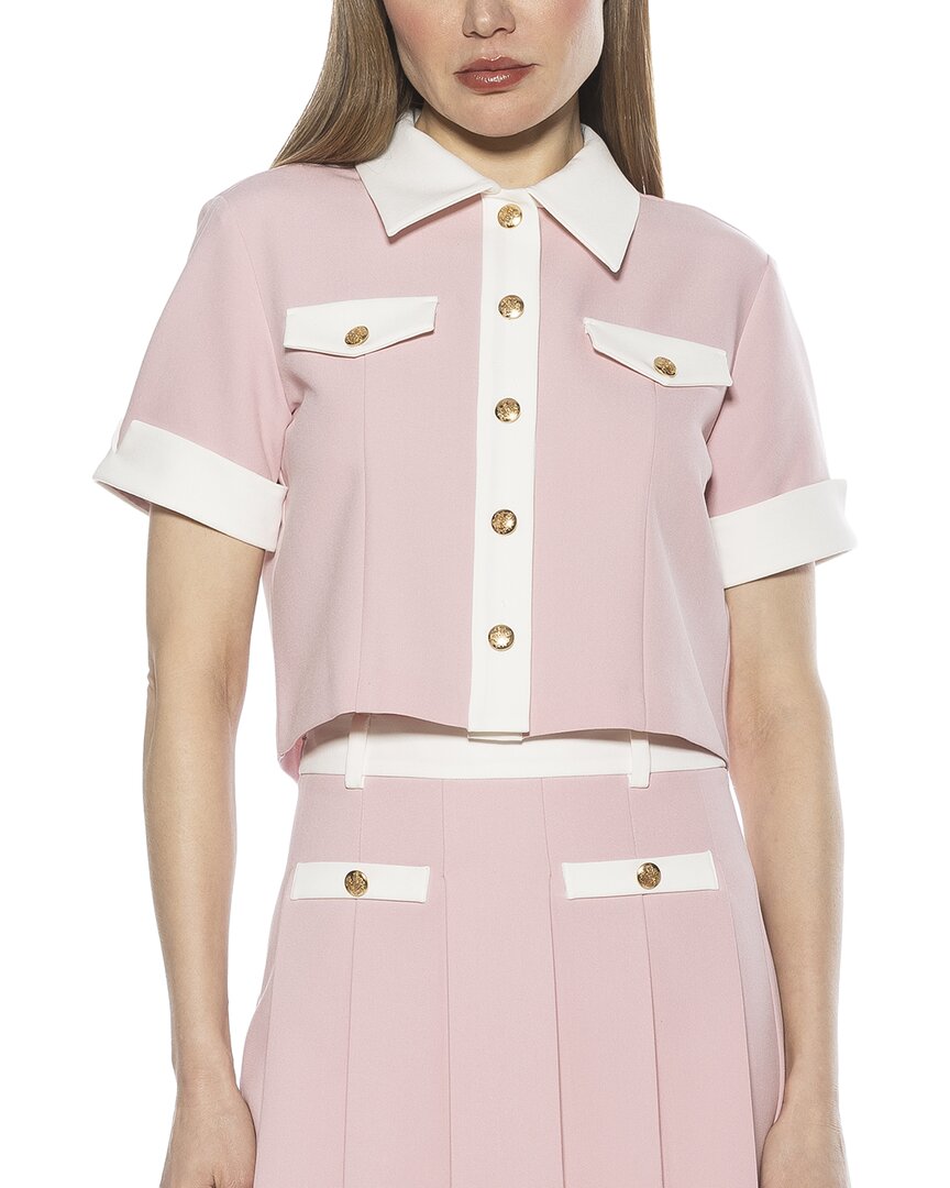 Alexia Admor Emery Collared Button-up Shirt