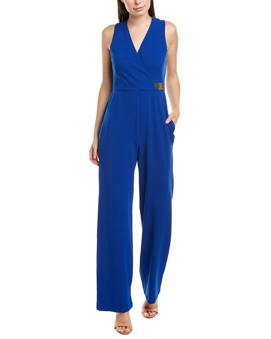 Donna Morgan Jumpsuit Women's Blue 4 | eBay