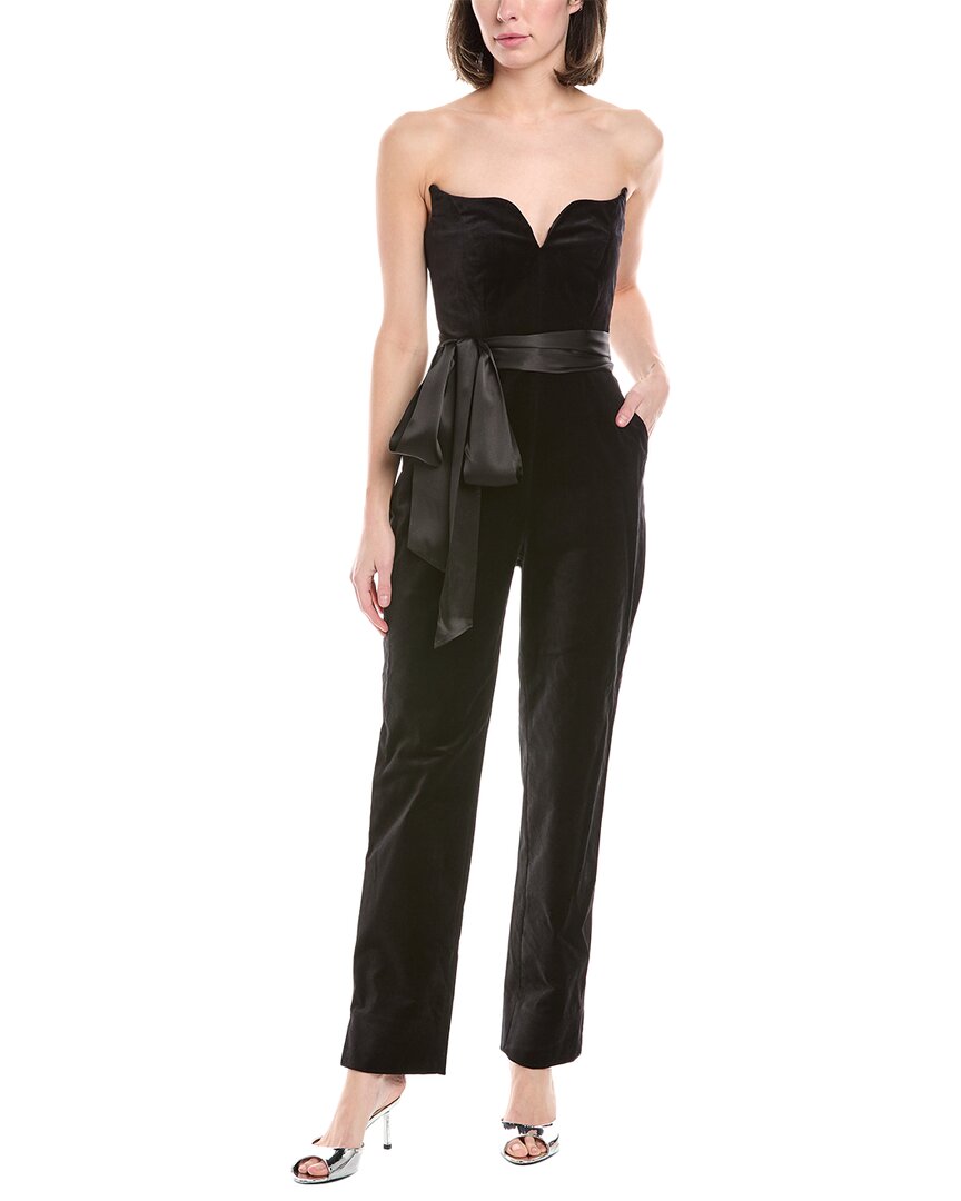 Saloni Jumpsuit In Black