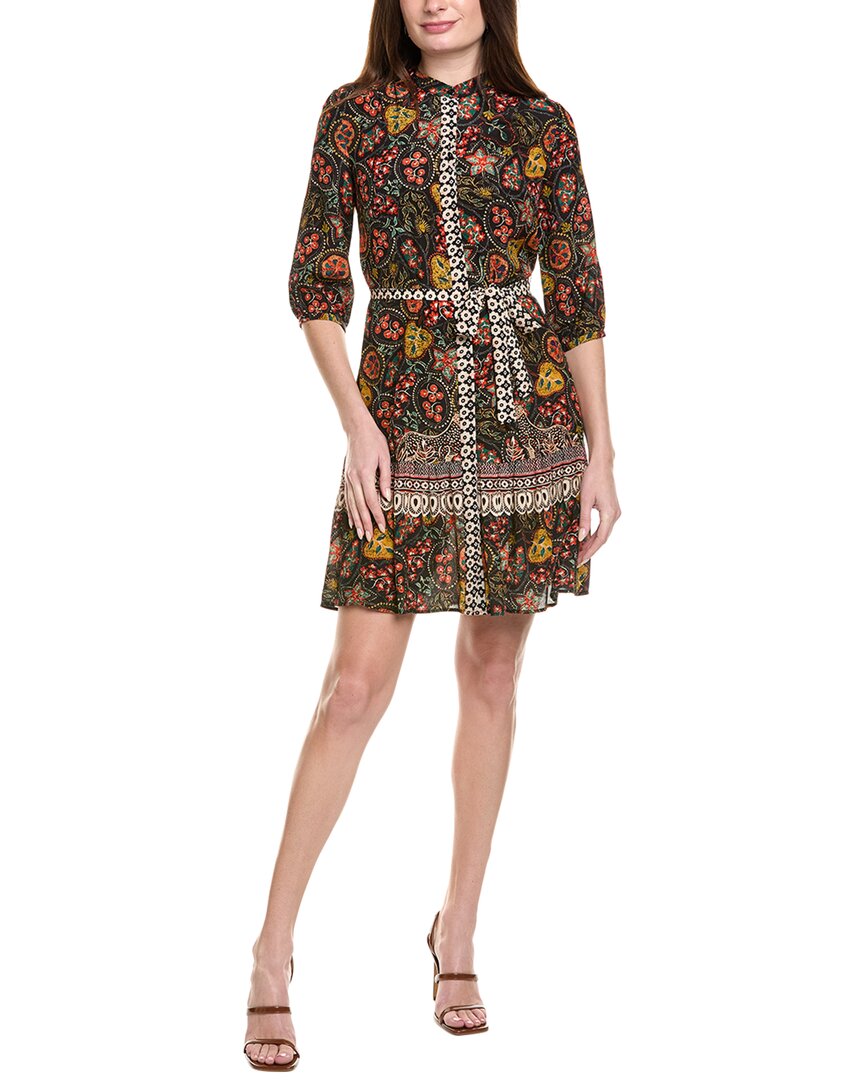 Saloni Silk Mini Dress In Multi
