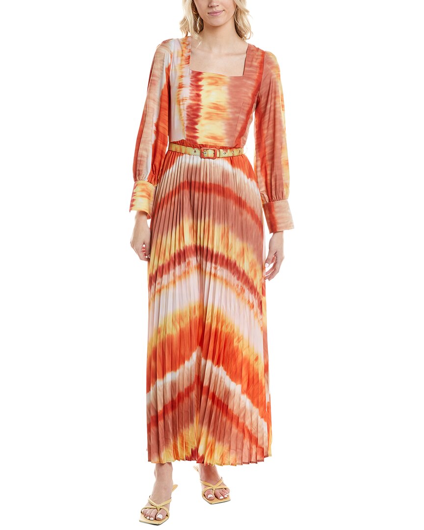 Marion Maxi Dress In Orange