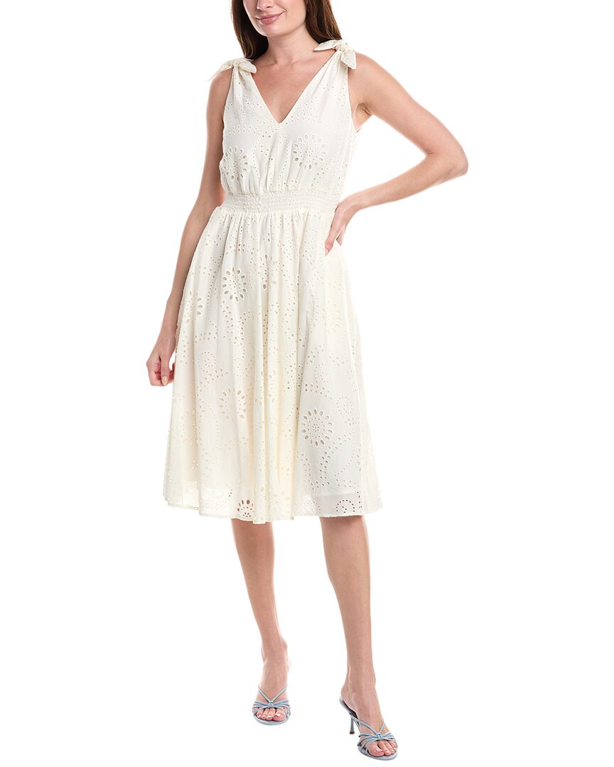 Anne Klein Broidery Midi Dress