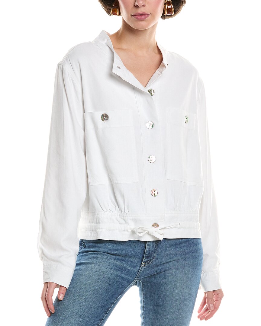 Nicole Miller Linen Short Jacket