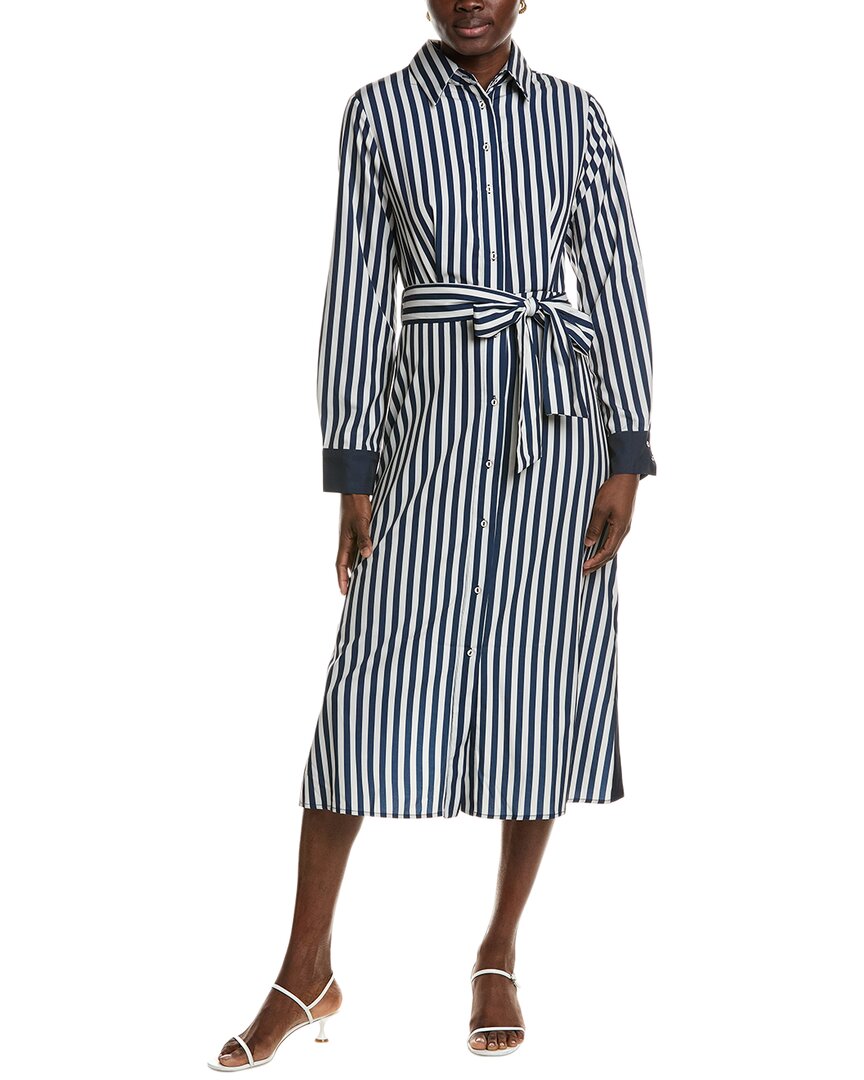 Ipponelli Midi Shirtdress In Blue