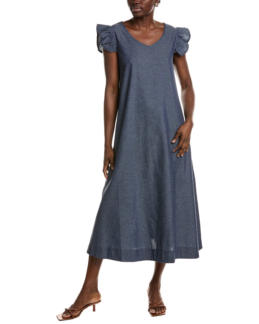 Ipponelli Midi Dress In Blue