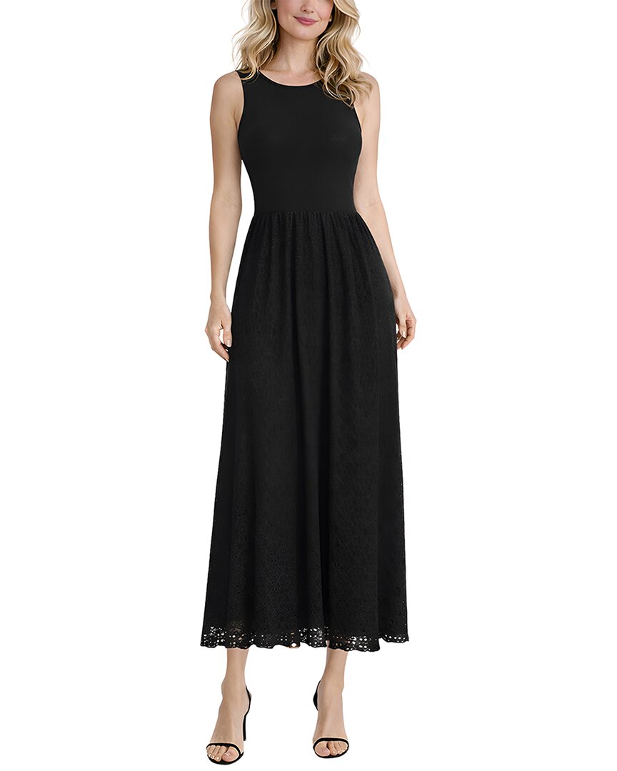 Tash + Sophie Knit Dress In Black