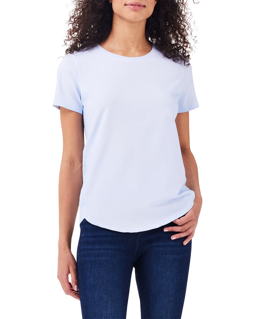Nic + Zoe Nic+zoe Ss Shirt Tail Crew T-shirt
