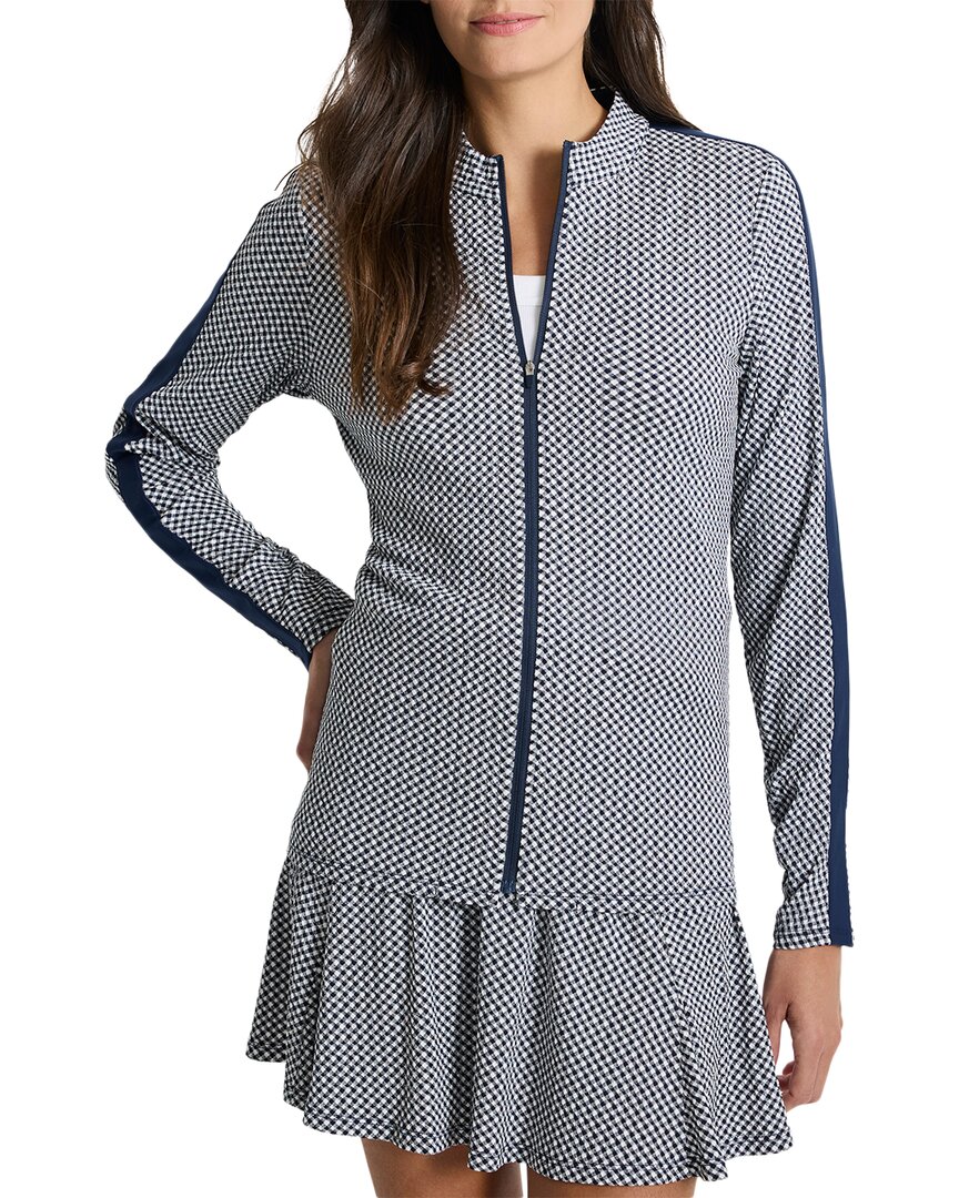 Nic + Zoe Nic+zoe Easy Gingham Zip Front Jacket