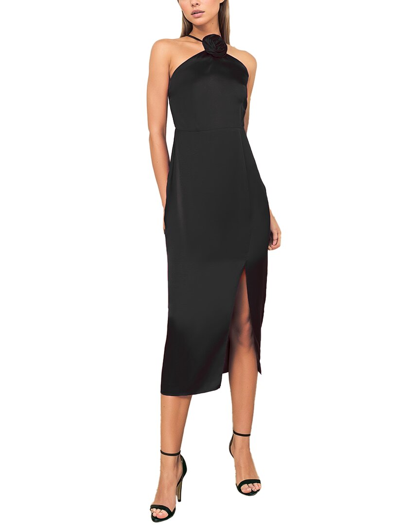 Yumi Kim Honey Midi Dress In Black