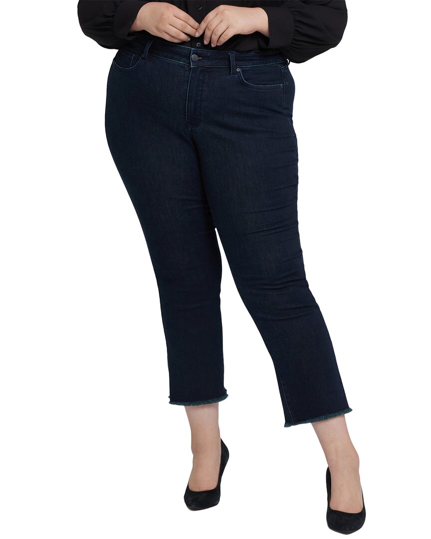 Nydj Plus Marilyn Midnight Falls Ankle Crop Jean