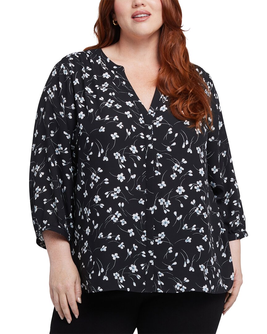 Nydj Plus Pintuck Blouse