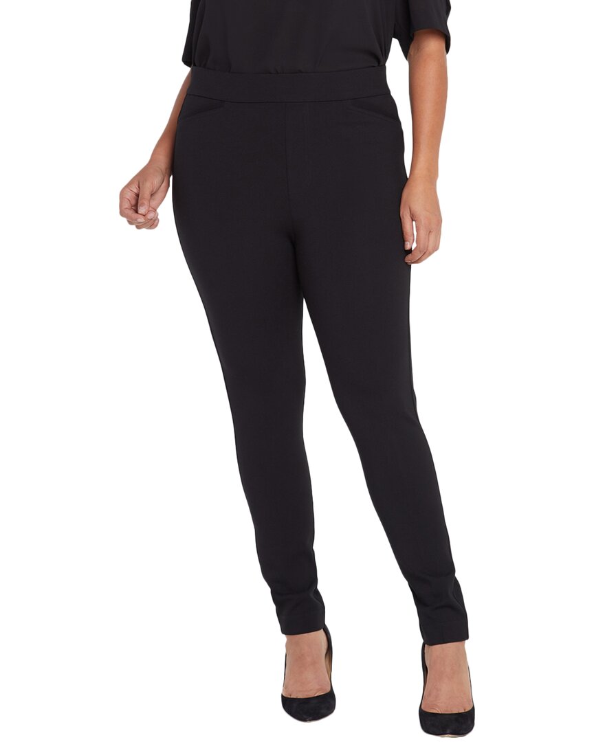 Nydj Plus Legging Black Skinny Leg Jean In Black