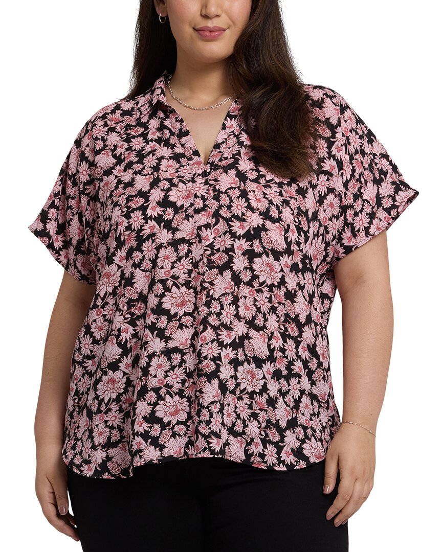 Nydj Becky Georgette Popover Top