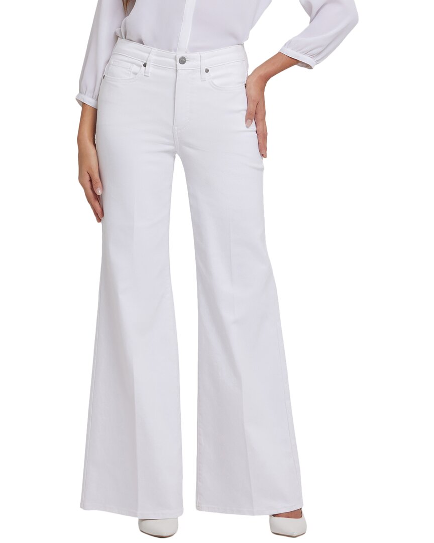 Nydj Petite Mia Palazzo Jeans In Optic White In White
