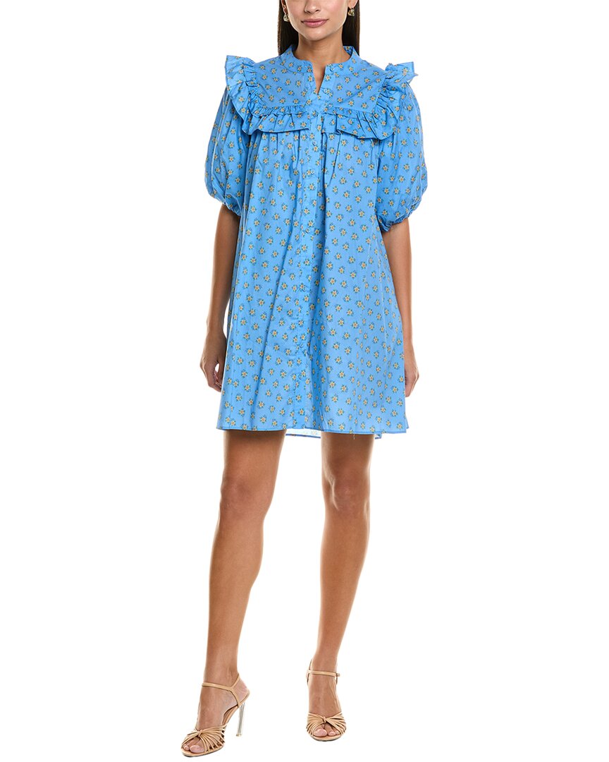 Maison Maar Mini Dress In Blue