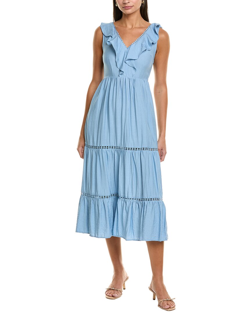 Maison Maar Maxi Dress In Blue