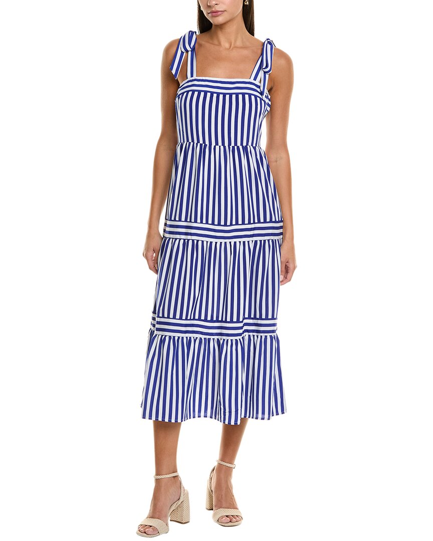Maison Maar Midi Dress In Blue