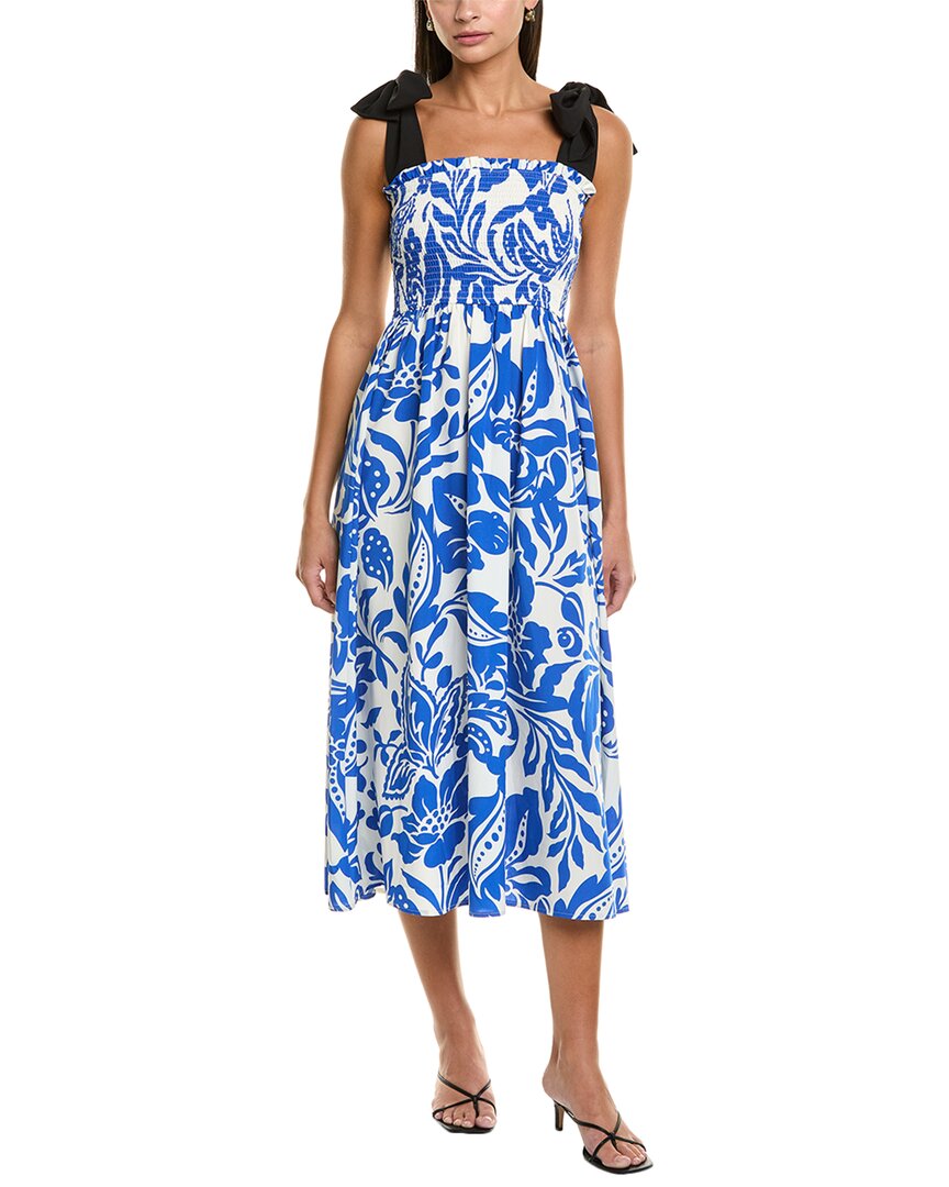 Maison Maar Midi Dress In Blue