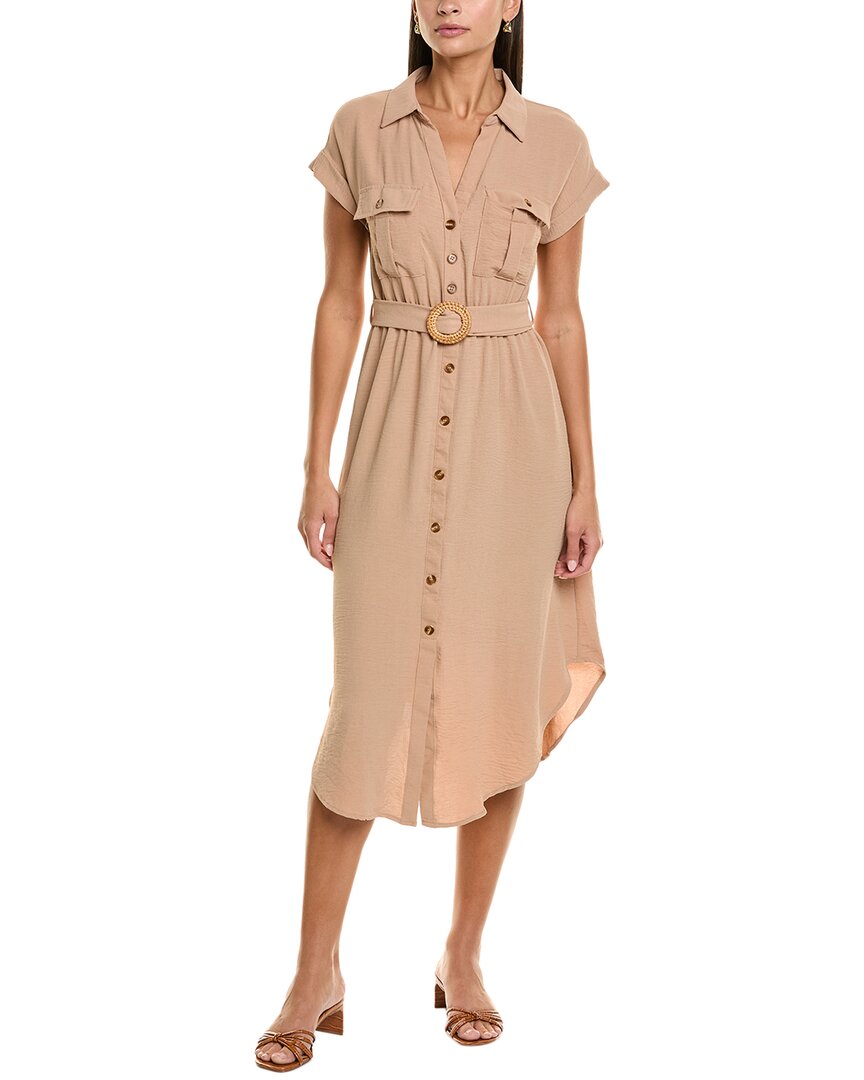 Maison Maar Midi Dress In Brown
