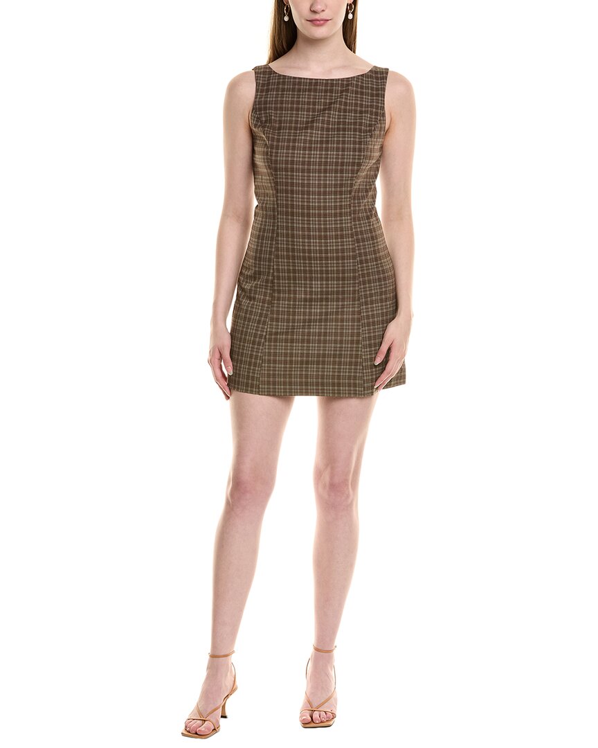 Jl Luxe Mini Dress In Brown