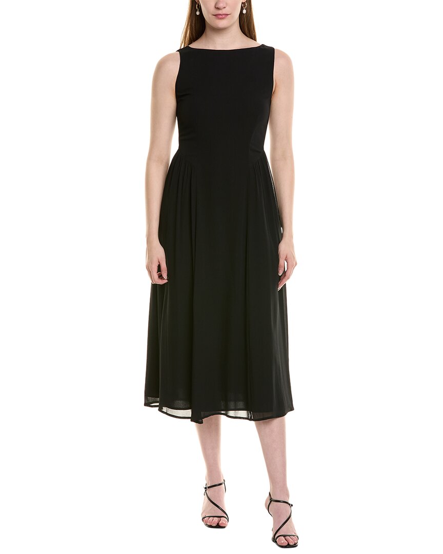 Jl Luxe Midi Dress In Black