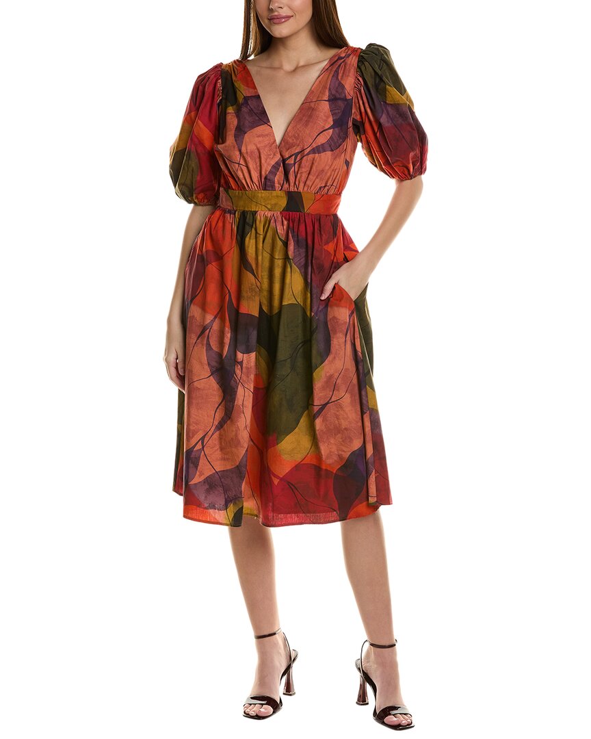 HUTCH HUTCH KINGSTON A-LINE MIDI DRESS 