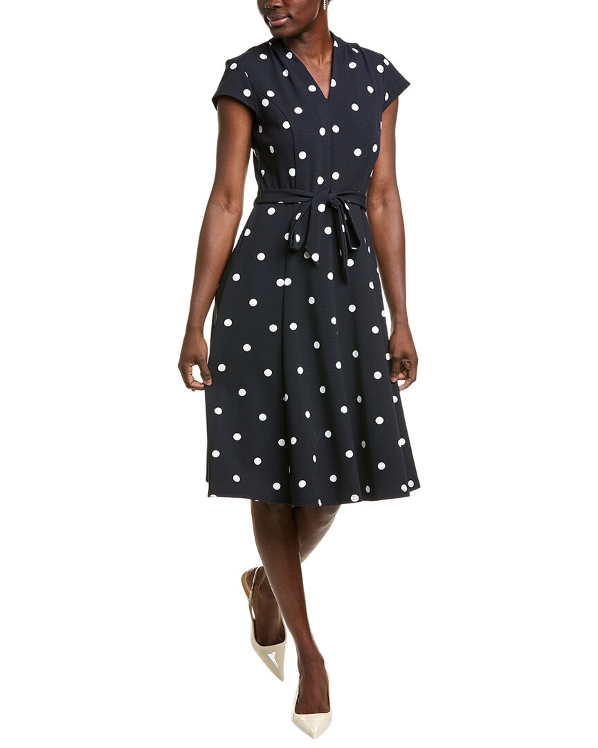 Sharagano Midi Dress In Black