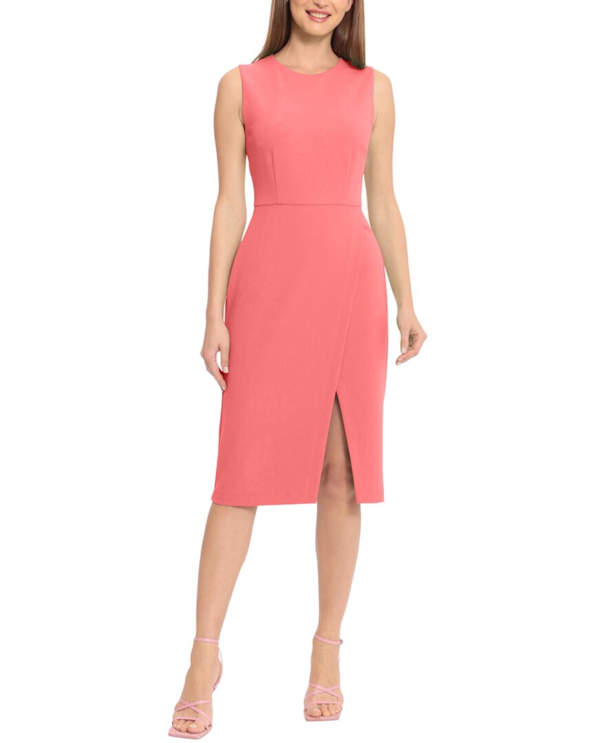 Maggy London Midi Dress In Red