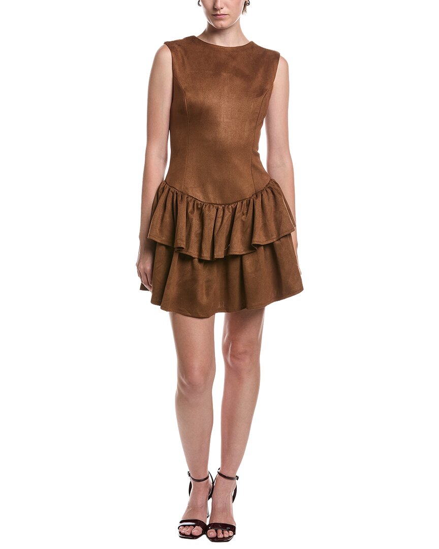 Moonsea Mini Dress In Brown