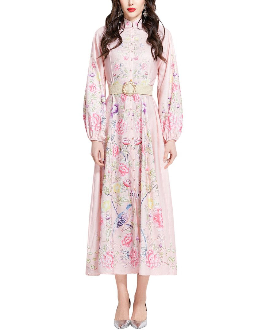 Kaimilan Midi Dress In Pink