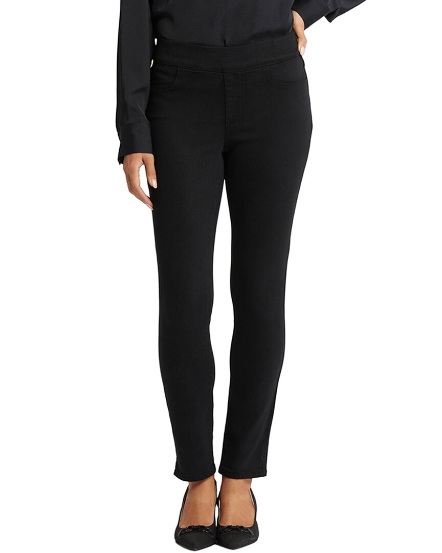 Nydj Alina Overdye Black Legging Jean In Black